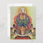 Portret van Tzu Hsi, de Empress Dowager Briefkaart (Voorkant / Achterkant)