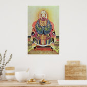 Portret van Tzu Hsi, de Empress Dowager Poster (Keuken)