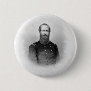 Portret van Ulysses S. Grant knop Ronde Button 5,7 Cm
