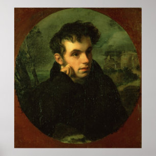 Portret van Vassily Zhukovsky, 1816 Poster
