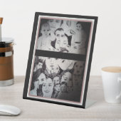 Portret van verschillende beroemdheden reclamebord met voetstuk (Insitu)