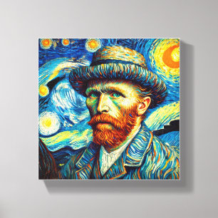 Portret van Vincent van Gogh Canvas Afdruk
