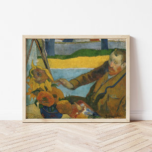 Portret van Vincent van Gogh Paul Gauguin Poster