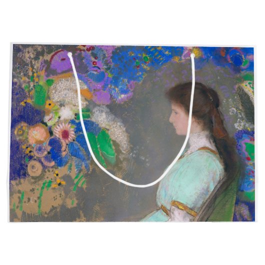 Portret van Violette Heymann, Redon Groot Cadeauzakje (Achterkant)