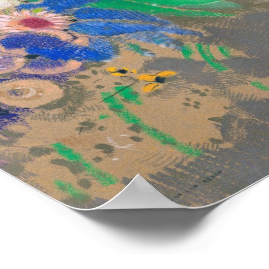 Portret van Violette Heymann, Redon Poster (Hoek)