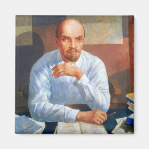 Portret van Vladimir Ilyich Lenin, 1934 Magneet