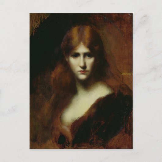 Portret van vrouw 2 briefkaart (Voorkant)