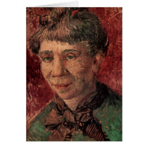 Portret van vrouw Madame Tanguy, Vincent van Gogh