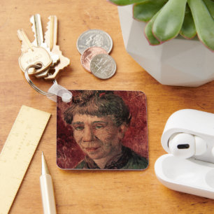 Portret van vrouw Madame Tanguy, Vincent van Gogh Sleutelhanger