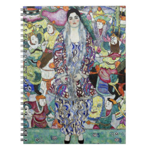 Portret van Vrouw schilderij door Gustav Klimt Notitieboek