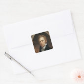 Portret van William Clark, c.1807 Vierkante Sticker (Envelop)