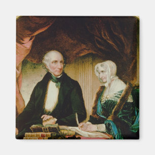 Portret van William en Mary Wordsworth, 1839 Magneet