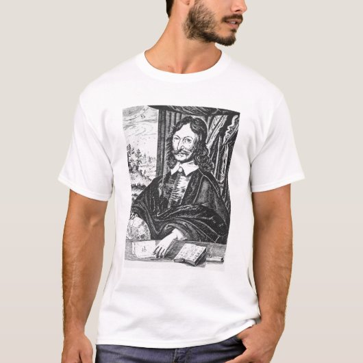 Portret van William Lilly (1602-81) van zijn 'Chr' T-shirt (Voorkant)