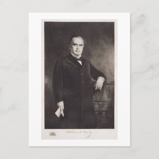 Portret van William McKinley Briefkaart (Voorkant)