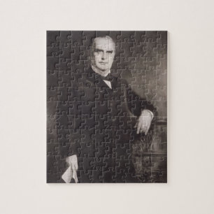 Portret van William McKinley (litho) Legpuzzel