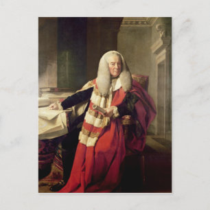 Portret van William Murray Briefkaart