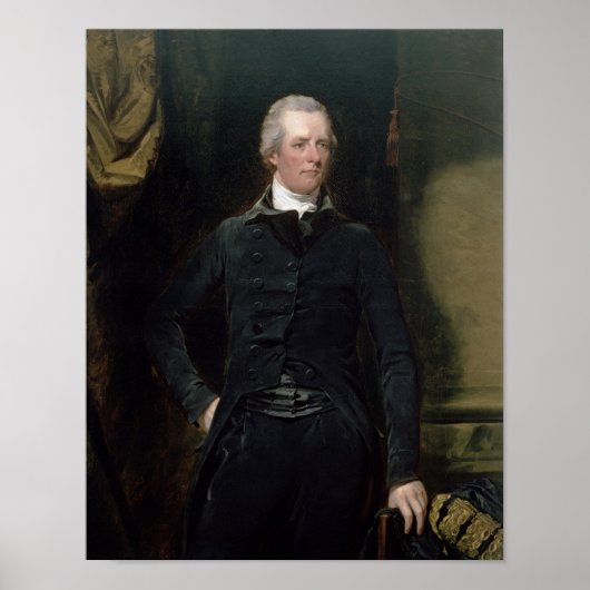 Portret van William Pitt de Younger Poster (Voorkant)