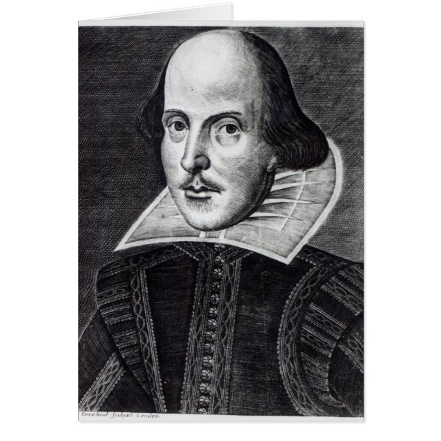 Portret van William Shakespeare (Voorkant)