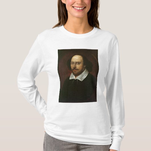 Portret van William Shakespeare c.1610 T-shirt (Voorkant)