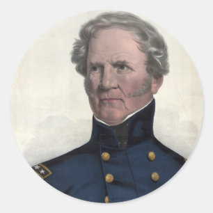 Portret van Winfield Scott stickers