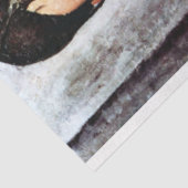 Portret van witte kraag, Modigliani Tissuepapier (Detail)