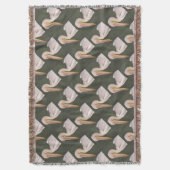 Portret van witte pelikaan deken (Voorkant Verticaal)