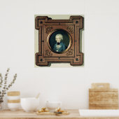Portret van Wolfgang Amadeus Mozart, 1773 Poster (Keuken)