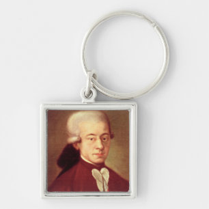 Portret van Wolfgang Amadeus Mozart na 1770 Sleutelhanger