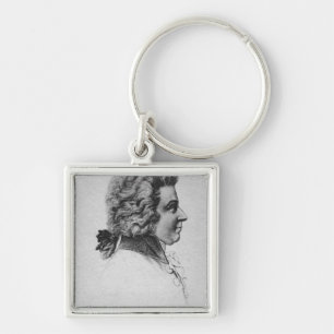 Portret van Wolfgang Amadeus Mozart Sleutelhanger