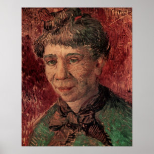 Portret van Woman Madame Tanguy, Vincent van Gogh Poster