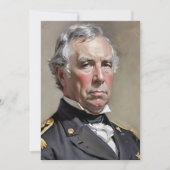 Portret van Zachary Taylor Feestdagenkaart (Voorkant)