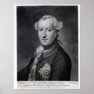 Portret van Zijne Hoogheid Charles Poster