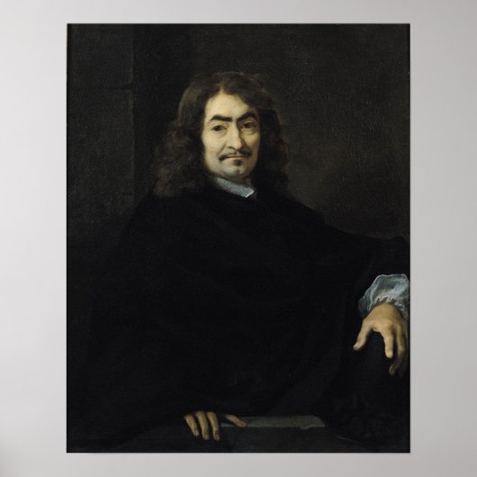 Portret, vermoedelijk Rene Descartes Poster (Voorkant)