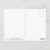 Portret voor grote paarden briefkaart (Achterkant)