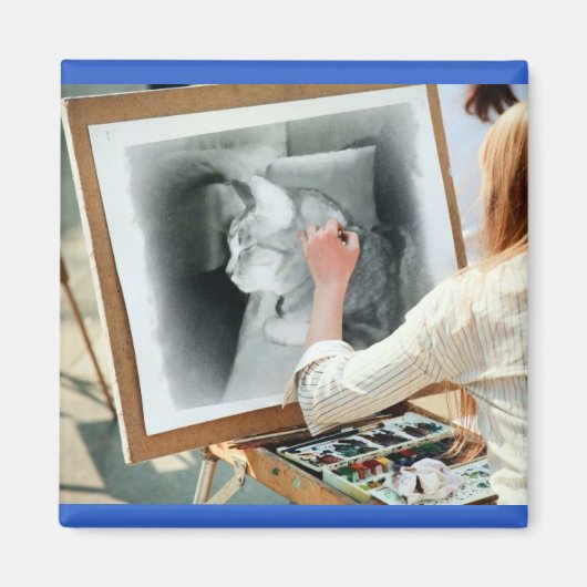 Portret voor Indigo Magneet (Voorkant)