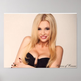 Portret voor u:-) poster