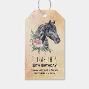 Portret Waterverf Birthday Cadeaulabel
