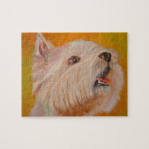 Portret West Highland White Terrier Legpuzzel