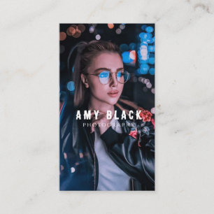 Portret Woman Girl Fotografie Visitekaartje