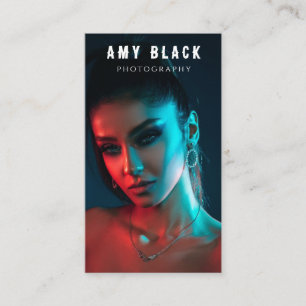 Portret Woman Girl Fotografie Visitekaartje