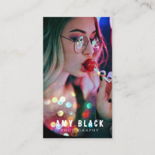 Portret Woman Girl Fotografie Visitekaartje