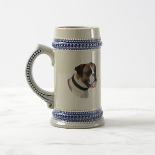 Portretfoto van Boxer-hond Bierpul