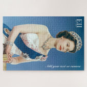 Portretfoto van koningin Elizabeth II; Legpuzzel (Horizontaal)