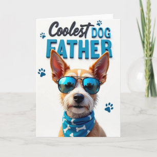 Portretkaart Coole Hond Vader Kaart