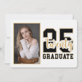 Portretklas van Afstuderen Uitnodiging 2025 (Voorkant)