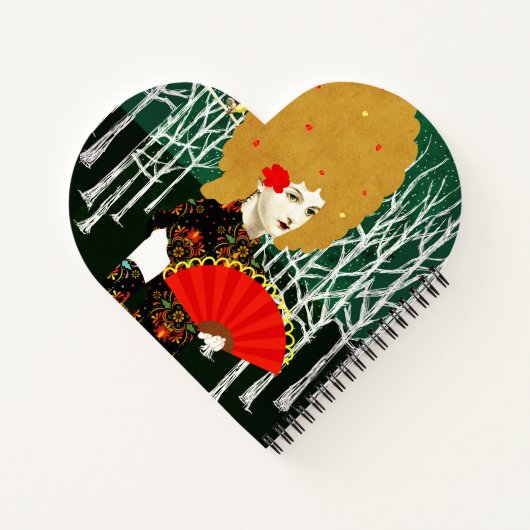 portretkunst notitieboek (Achterkant)