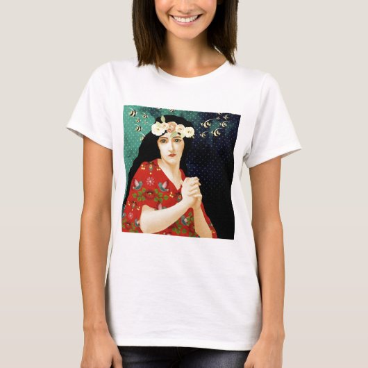 portretkunst t-shirt (Voorkant)