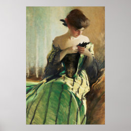  portretschilderij Vrouw Classic Art Poster