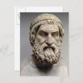Portretstok van Sophocles Briefkaart (Voorkant / Achterkant)