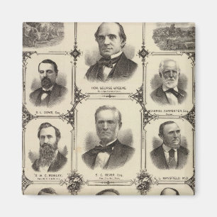 Portretten van burgers van Cedar Rapids Magneet